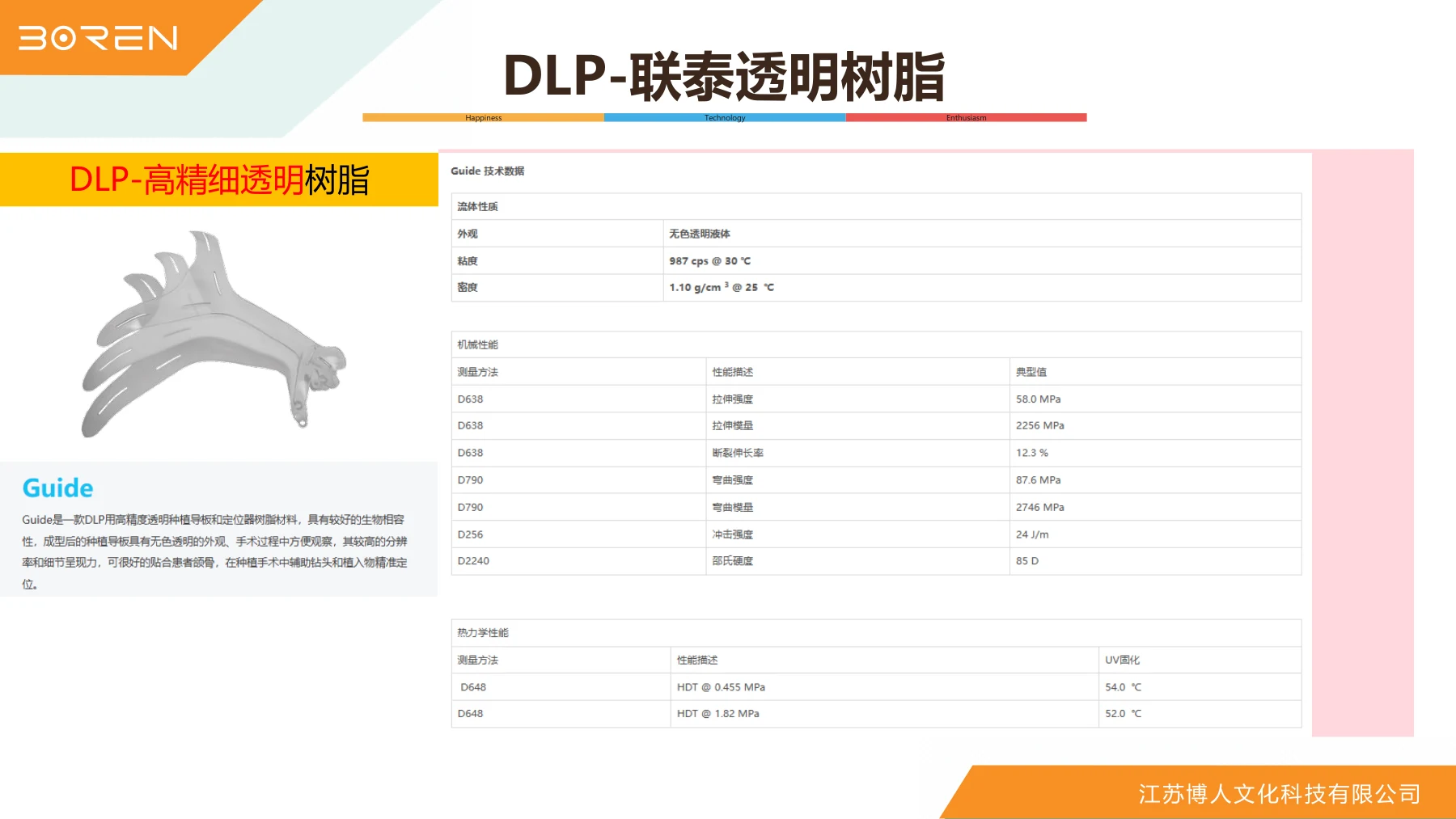 透明与高透光敏树脂