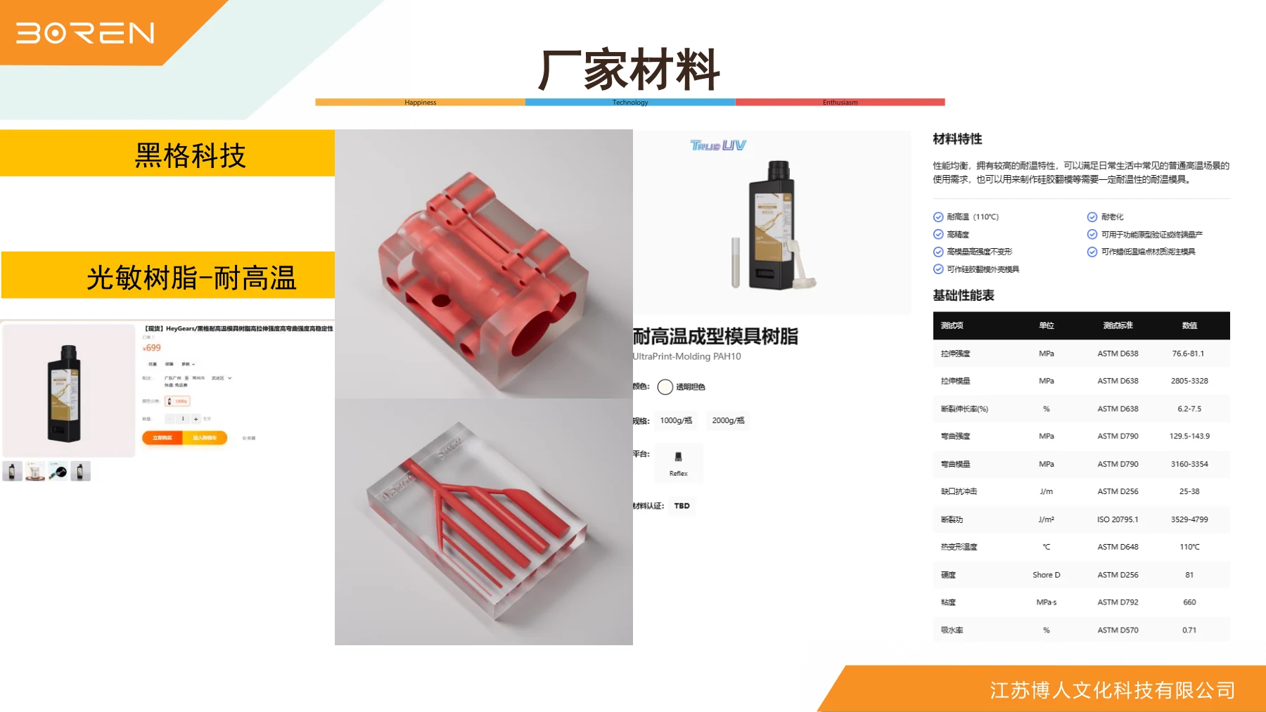 耐高温与功能树脂